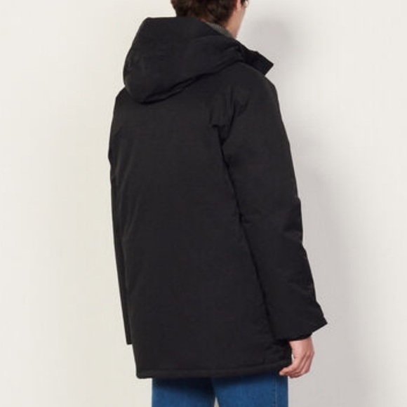 sandro paris Men’s Parka with Hood - Picture 4 of 11